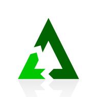 Chevron Chart icon on a white background - Fresh Series N7