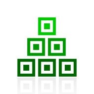 Logistics icon on a white background - Fresh Series N6
