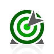 Target icon on a white background - Fresh Series N5