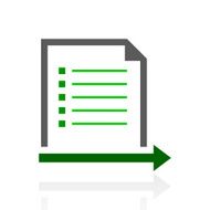 Document icon on a white background - Fresh Series N5