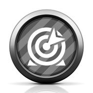 Target icon on a round button - Elite Series N5