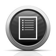 Document icon on a round button - Elect Series N4