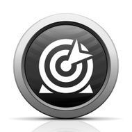 Target icon on a round button - Elect Series N5