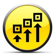 Logistics icon on a round button - Curve Series N5