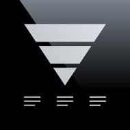 Pyramid icon on a black background - Core Series N7