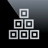 Logistics icon on a black background - Core Series N6