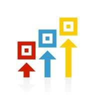 Logistics icon on a white background - Color Series N5