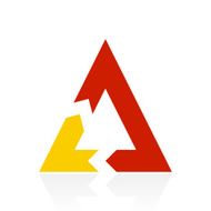 Chevron Chart icon on a white background - Color Series N7