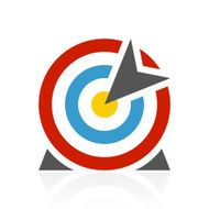 Target icon on a white background - Color Series N5