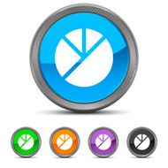Pie Chart icon on circle buttons - Circled Series N3