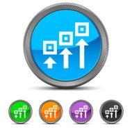 Logistics icon on circle buttons - Circled Series N4
