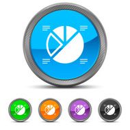 Pie Chart icon on circle buttons - Circled Series N4
