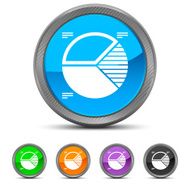 Pie Chart icon on circle buttons - Circled Series N5