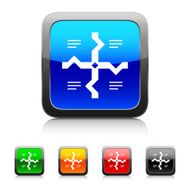 Flowchart icon on color buttons - Style Series N9