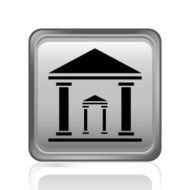 Bank icon on a square button - Steel Series N8