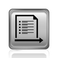 Document icon on a square button - Steel Series N6