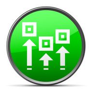 Logistics icon on a round button - Slender Series N8