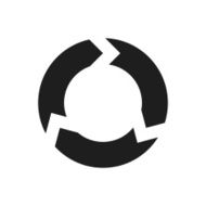 Chevron Chart icon on a white background - Single Series N10