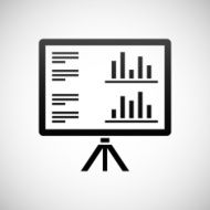 Projection Screen icon on a white background - Shade Series N4
