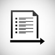 Document icon on a white background - Shade Series N6