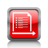 Document icon on a square button - RubyRed Series N6