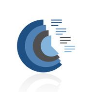 Coxcomb Chart icon on a white background - Royal Series N4