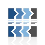 Flowchart icon on a white background - Royal Series N10