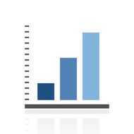 Bar Graph icon on a white background - Royal Series N19