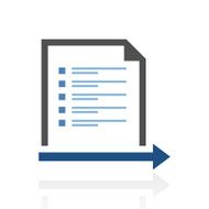 Document icon on a white background - Royal Series N6