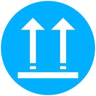 Logistics icon on a round button - Round Series N7