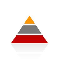Pyramid icon on a white background - Pro Series N10