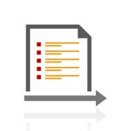 Document icon on a white background - Pro Series N6