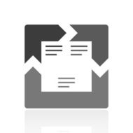 Chevron Chart icon on a white background - Prime Series N9