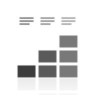 Bar Graph icon on a white background - Prime Series N17