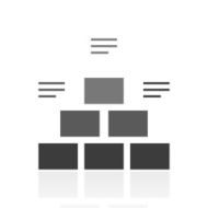 Pyramid icon on a white background - Prime Series N9