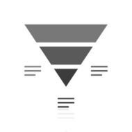 Pyramid icon on a white background - Prime Series N10