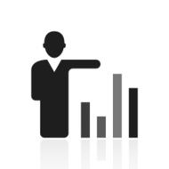 Businessman icon on a white background - Prime Series N15