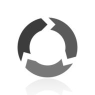 Chevron Chart icon on a white background - Prime Series N10