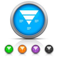 Pyramid icon on round buttons - Gloss Series N10