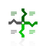 Flowchart icon on a white background - Fresh Series N9