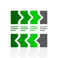 Flowchart icon on a white background - Fresh Series N10
