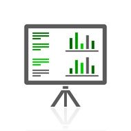 Projection Screen icon on a white background - Fresh Series N4
