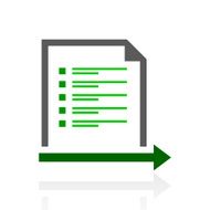 Document icon on a white background - Fresh Series N6