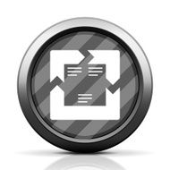 Chevron Chart icon on a round button - Elite Series N9