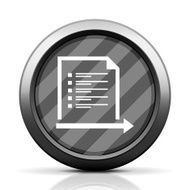 Document icon on a round button - Elite Series N6