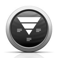 Pyramid icon on a round button - Elect Series N10