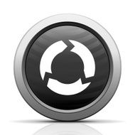 Chevron Chart icon on a round button - Elect Series N10