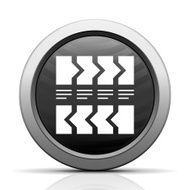 Flowchart icon on a round button - Elect Series N10