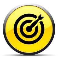 Target icon on a round button - Curve Series N6