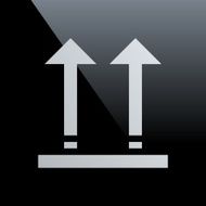 Logistics icon on a black background - Core Series N7